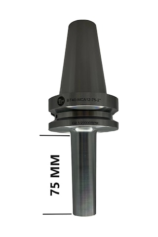 Bt40 Mca12 - 75 Boy Vidalı Tutucu M12x75 Boy Vidalı Tutucu 20.000 Devir Balans Alınmıştır