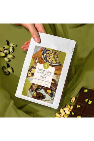 Mim And More Pistachio & Chocolate Coffee Antep Fıstıklı Çikolata Aromalı Kahve Filtre Kahve 200 G