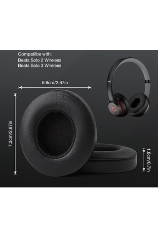 Mrstoys Beats Solo 2 Solo 3 Uyumlu Kulaklık Pedi Süngeri Yastığı