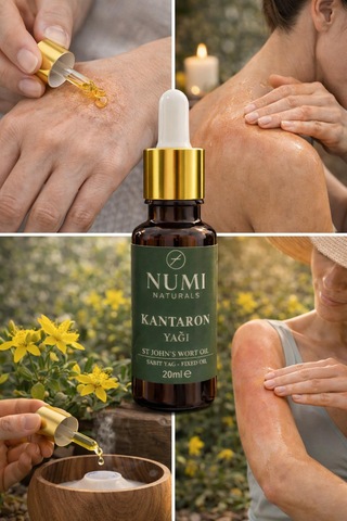 Kantaron Yağı 20 Ml %100 Saf Cilt Ve Saç Bakım Yağı