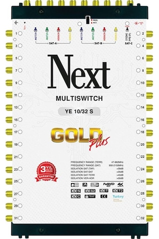 Next Ye-10/32 Sonlu-Kaskatlı Santral Multiswitch
