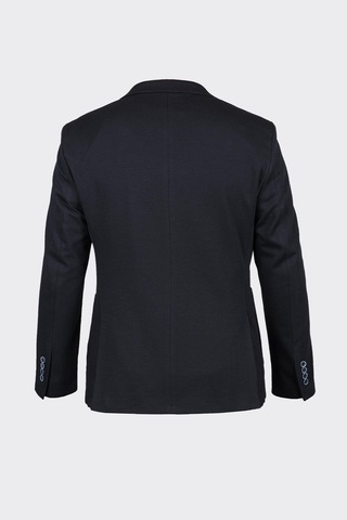 Koyu Lacivert Casual Slim Fit Bi-stretch Ceket Laci