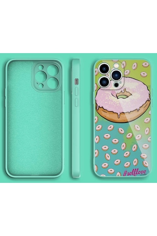 Apple Uyumlu iPhone 12 Pro Max Kamera Korumalı Desenli Sert Silikon Zore Epoksi Kapak