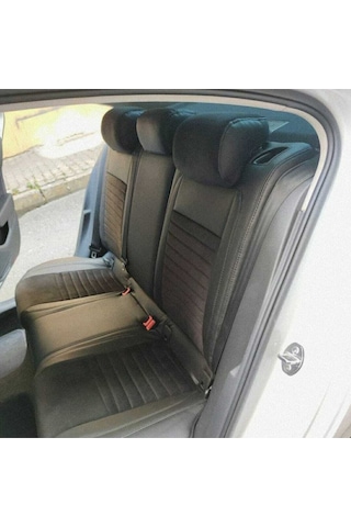 Passat B8 15 21 Arası Boş Paket Arka Sırt 2+1 Arka Sırt Kolcaksız Model Siyah Taytüyü Siyah Deri