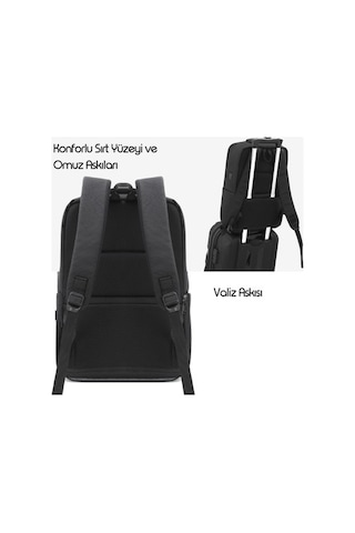 15.6" Office Pro-1 Notebook Sırt Çantası, Koruyucu Özellik