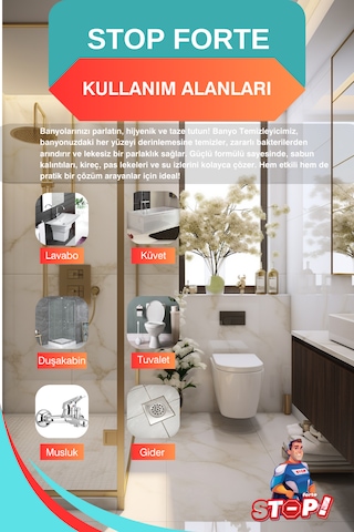Stop Forte Wc & Banyo Temizleyici
