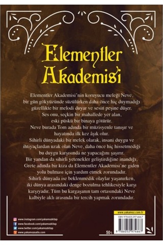 Elementler Akademisi 2 - Gölgelerin Melodisi - Daphne Unruh - Yakamoz Yayınları
