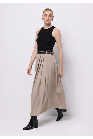 Colin's Colins Maxi Length Düz Kadın Kahverengi Etek Cl1075559 Q1.v1 Vzn Vizon