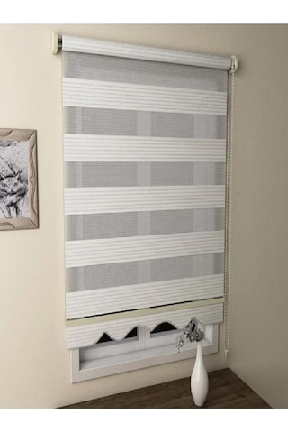 Networkavm Pliseli Beyaz Mz480 Stor Zebra Perde 230 X 221 Beyaz