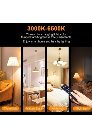Ulzyvf Akıllı Ampul Uzaktan Kontrol Led Işıklar Diğer, Renk Değiştiren Ampul Işıklar Sonsuz Kısma Diğer
