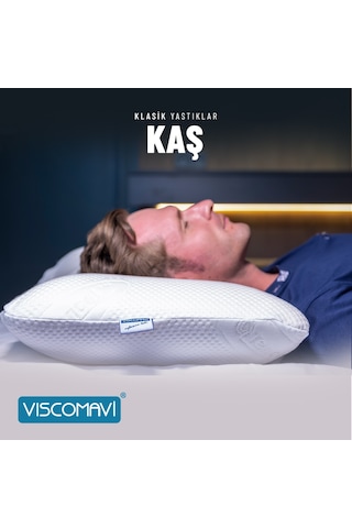 Viscomavi Kaş Uzun Klasik Visco Yastık