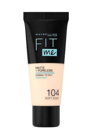 Maybelline New York Fit Me Matte+Poreless Fondöten 104 Soft Ivory 30 ML