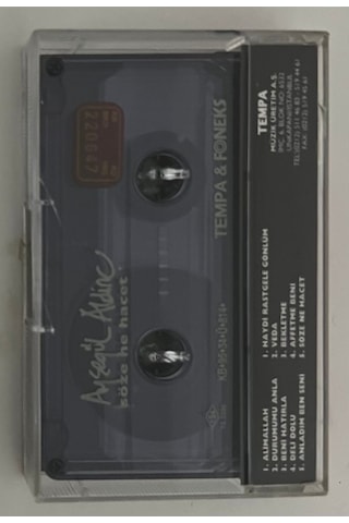 Ayşegül Aldinç Söze Ne Hacet Kaset Orjnal Dönem Baskı Kaset