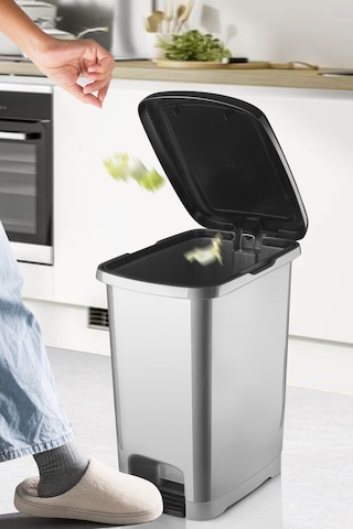 Nandy Home Eco Slim Pedallı Çöp Kovası 15 LT Antrasit