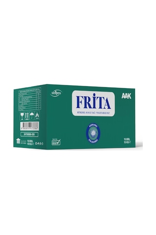 Aak Frıta Kutulu 10 Kg Profesyonel Kızartmalık Ve Pastacılık Yağı / Endüstriyel Kullanım