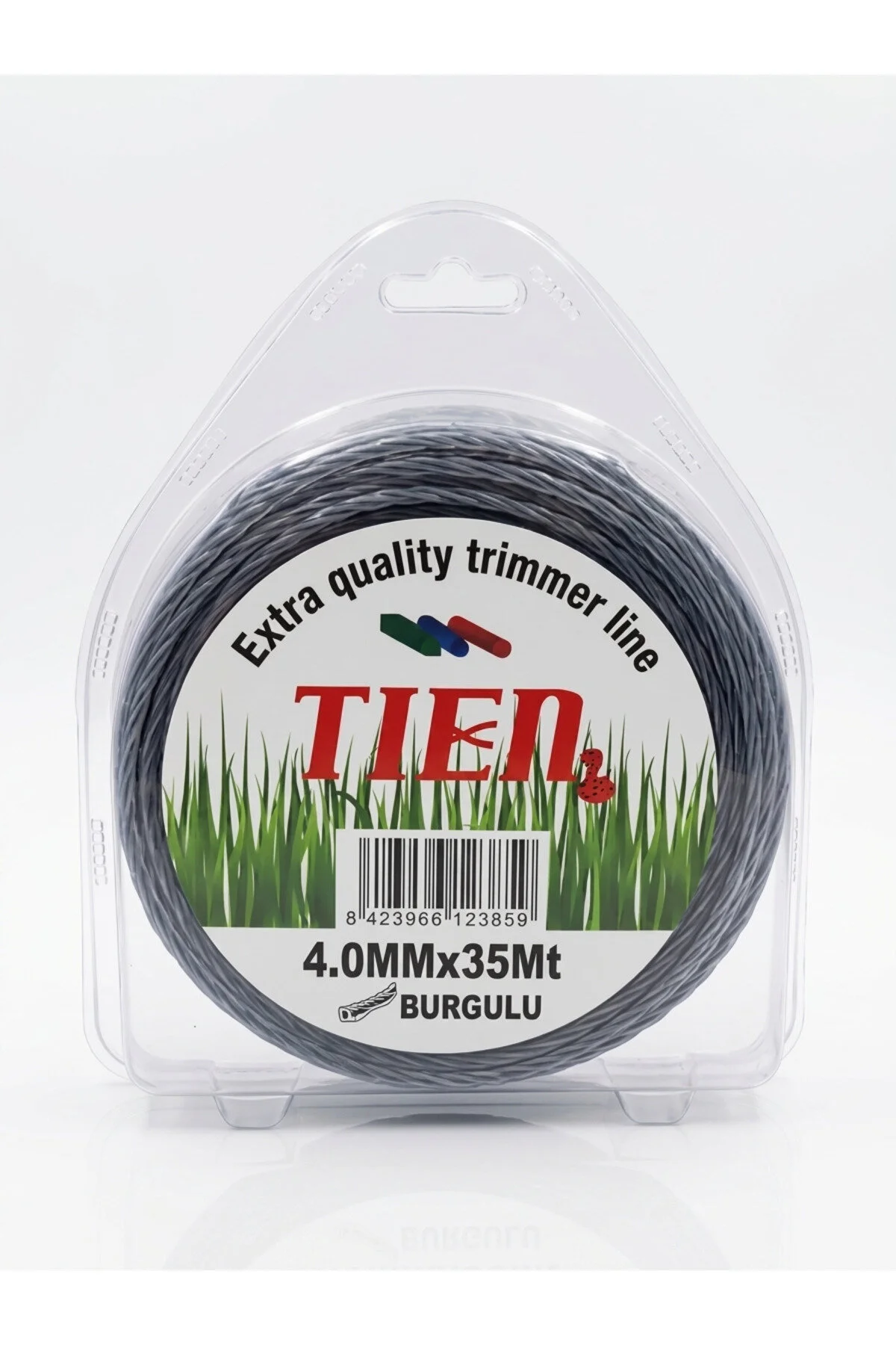 4.0mm X 35mt Burgulu Misinası - Profesyonel Seri Sessiz Ve Ekstra Güçlü Ot Biçme İpi