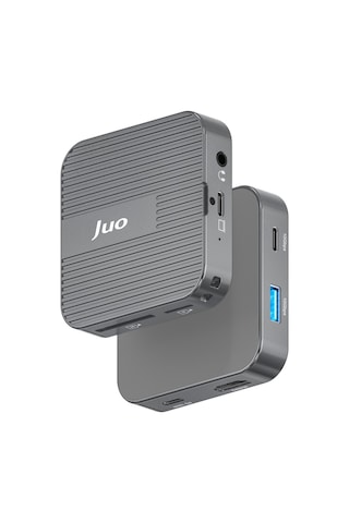 Juo Magsafe Uyumlu Type-c Hub 2230 Nvme Ssd Kutusu 4k Prores Kayıt 4k 60hz Hdmı Pd 100w Pd Sd/microsd Kart Okuyucu Aux 10gbps Usb 3.2 Çoklayıcı Dönüştürücü