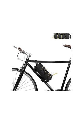 Bisiklet İçin Bisiklet Çantaları Ön Raf Dağ Telefon Üst Tüp Bisiklet Poşetleri Yetişkin Bisikletler İçin Seyahat Depolama Girdeli Çantası Sarı Sarı