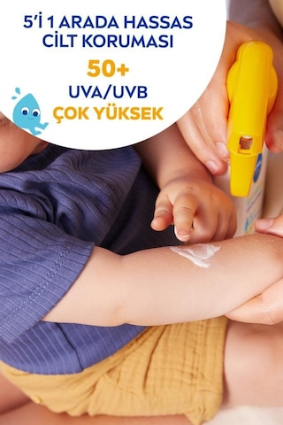 Nivea Baby Suya Dayanıklı Hassas Güneş Koruması SPF50 Bebek ve Çocuklar İçin Güneş Spreyi 270 ML