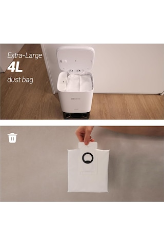 Ezviz Re4/re5 Plus Robot Süpürgeler İçin 3'lü Toz Torbası Ezviz Türkiye Garantili