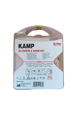 Dr Plus Kamp Outdoor İlk Yardım Bakım Kiti Minikit 14 Ürün 36 Parça Çok Renkli