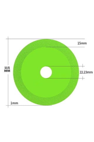 Rekotools -cam Seramik Taş Fayans Şişe Kesme Diski 115 Mm
