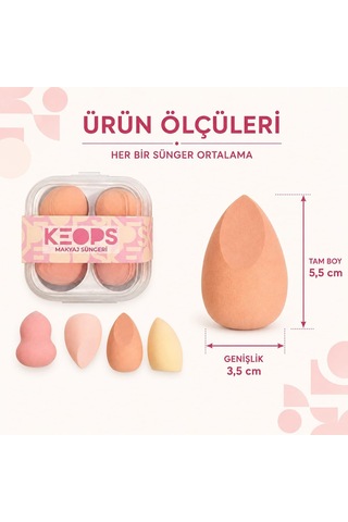 Lexroo Makyaj Sünger Seti 4 Lü 39975267
