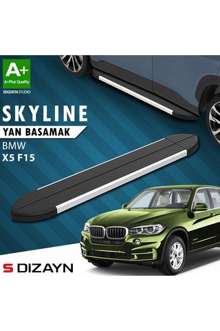 S-dizayn Bmw X5 F15 Skyline Aluminyum Yan Basamak 193 Cm 2013-2018 A+ Kalite