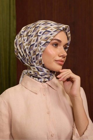 İpekhan Marrakech Koleksiyon Soft Eşarp 1213 - 06 Krem Krem