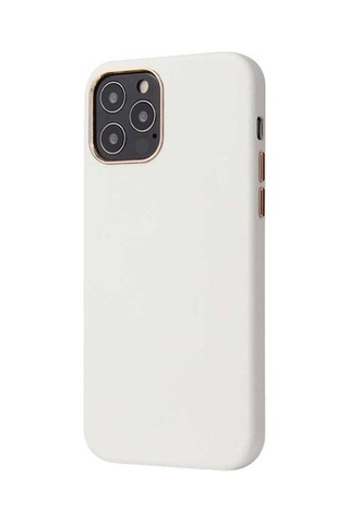 Apple Uyumlu iPhone 12 Pro Max Kılıf Zore Eyzi Kapak Beyaz