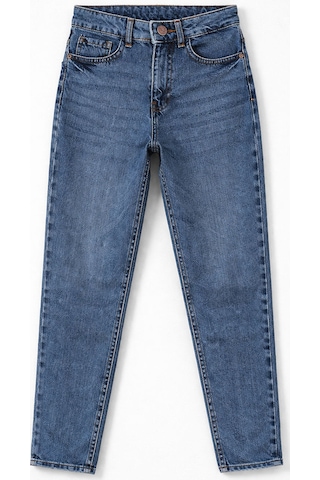 Bluew White Kadın Düz Kesim Slim Fit Pamuk Mavi Jean Pantolon 25