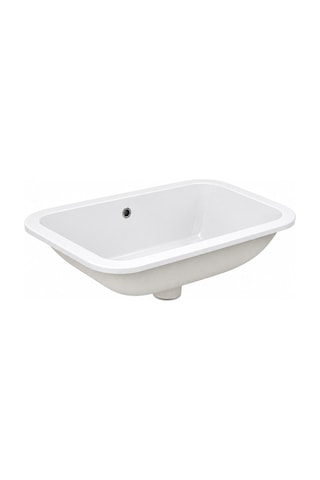 Connect Tezgahaltı Dikdörtgen Lavabo Beyaz