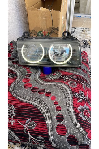 Bmw E36 Led Angel Halka Seti Beyaz Far İçi Halka Takımı 4x131mm Premium Görünüm