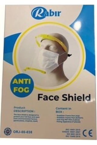 Rabır Yüz Ve Göz Koruyucu Siperlik -