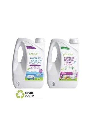 Jenovin Sifon Temizliği Karavan & Tekne Tuvalet Kimyasalı 3L - Katı Atık Parçalama Lavanta Kokusu