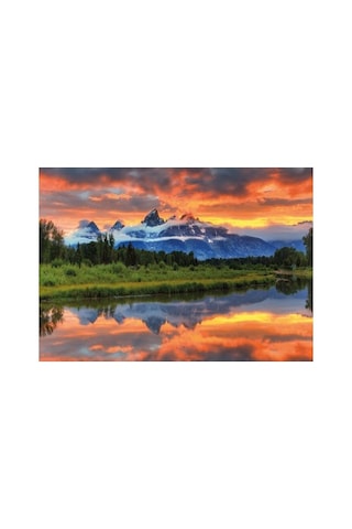 1500 Parça Grand Teton Ulusal Parkı Temalı Bulmaca