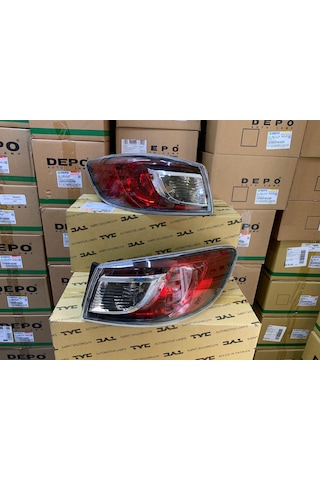 Mazda 3 Bl Sedan 2009-2013 Arası Tyc Sağ Ve Sol Dış Stop Lambası Duysuz Bbp2-51-160e / Bbp2-51-150e