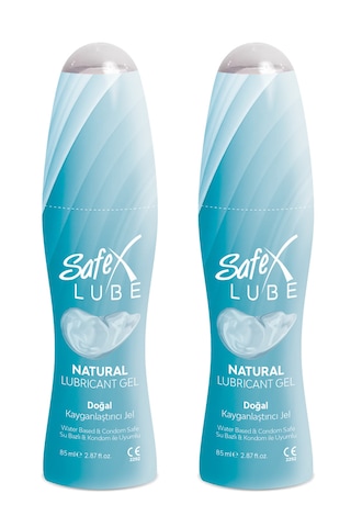 Safex Lube Kayganlaştırıcı Jel Sade 2 x 85 ML
