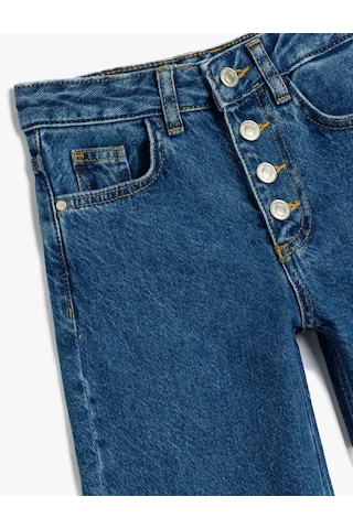 Koton Kız Çocuk Jean Pantolon Koyu İndigo 5wkg40088ad 25ky59003289 Y5907 Koyu İndigo