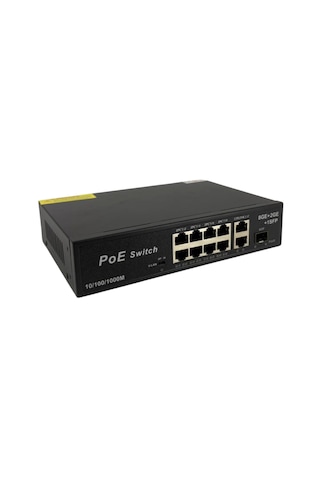 Longline Lng3038ge 8 Port Gigabit Poe Switch 2x Gigabit Uplink 1x Sfp Yönetilebilir Ethernet Switch
