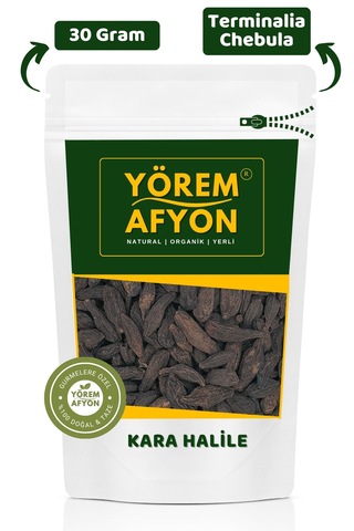 Geleneksel Tıbbın Hafıza İksiri Doğanın Kara Mührü Hakiki Kara Halile Terminalia Chebula 30gr.