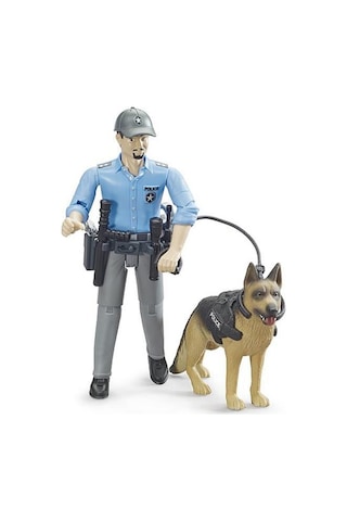 Bruder Polis Figürü ve Polis Köpeği