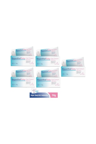 Bepanthol Baby Pişik Önleyici Merhem 50 Gr 5 Adet