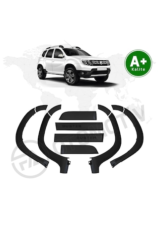 Dacia Duster Dodik Seti 12 Parça 2010-2017 Model V2 Enjeksiyon Baskı
