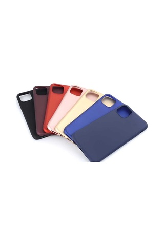 Apple Uyumlu iPhone 11 Pro Max Kılıf Zore Premier Silikon Kapak-Siyah