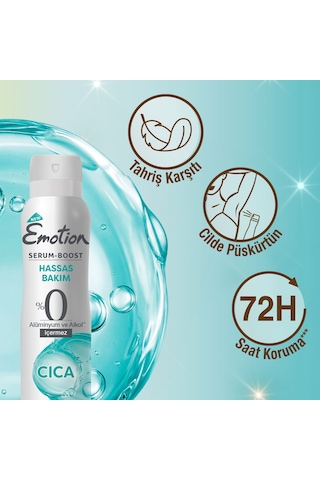 Serum Boost Koltuk Altı Hassasiyetine&kararmasına Karşı Etkili Deodorant 4x150 Ml %0 Alüminyum&alkol