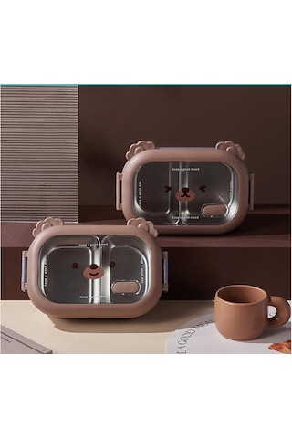 River World Yemek Kabı Paslanmaz Çelik Ve Bölmeli Çok Renkli