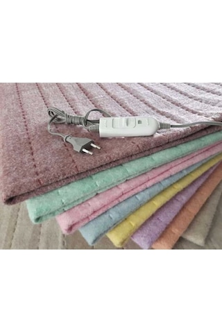 Seçkin Boyralı Çift Kişilik Elektirikli Battaniye Keçeli