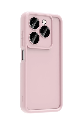 Tecno Spark 20 Pro 5g Uyumlu Kılıf Kamera Korumalı Sys Ananas Kapak - Mürdüm Mürdüm