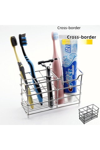 Reedark Stahl Banyo Diş Fırçası Tutucu: Elektrikli Diş Fırçası İçin, Delme Yok Kurulum, 5 Bölmeli Organize Rak Bardaklı Model Diğer